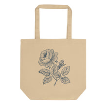 Organic Cotton Rose Tote Bag