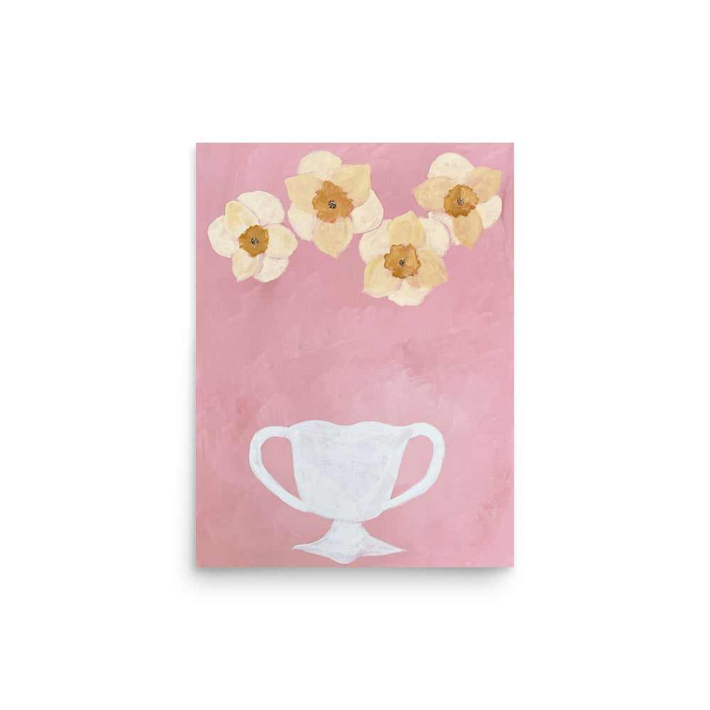 Floating Daffodils Art Print