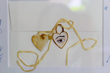 Lover's Eye Envelope Paper Cut Framed Art