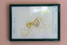 Lover's Eye Envelope Paper Cut Framed Art