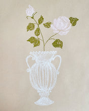 Mystic Rose Oil Pastel Art Print