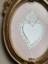Paper Cut Sacred Heart with Frame