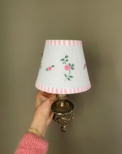 Rose Hand-Painted Candle Clip Shade